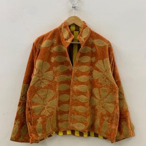 Handmade Velvet Suzani Bomber Jacket